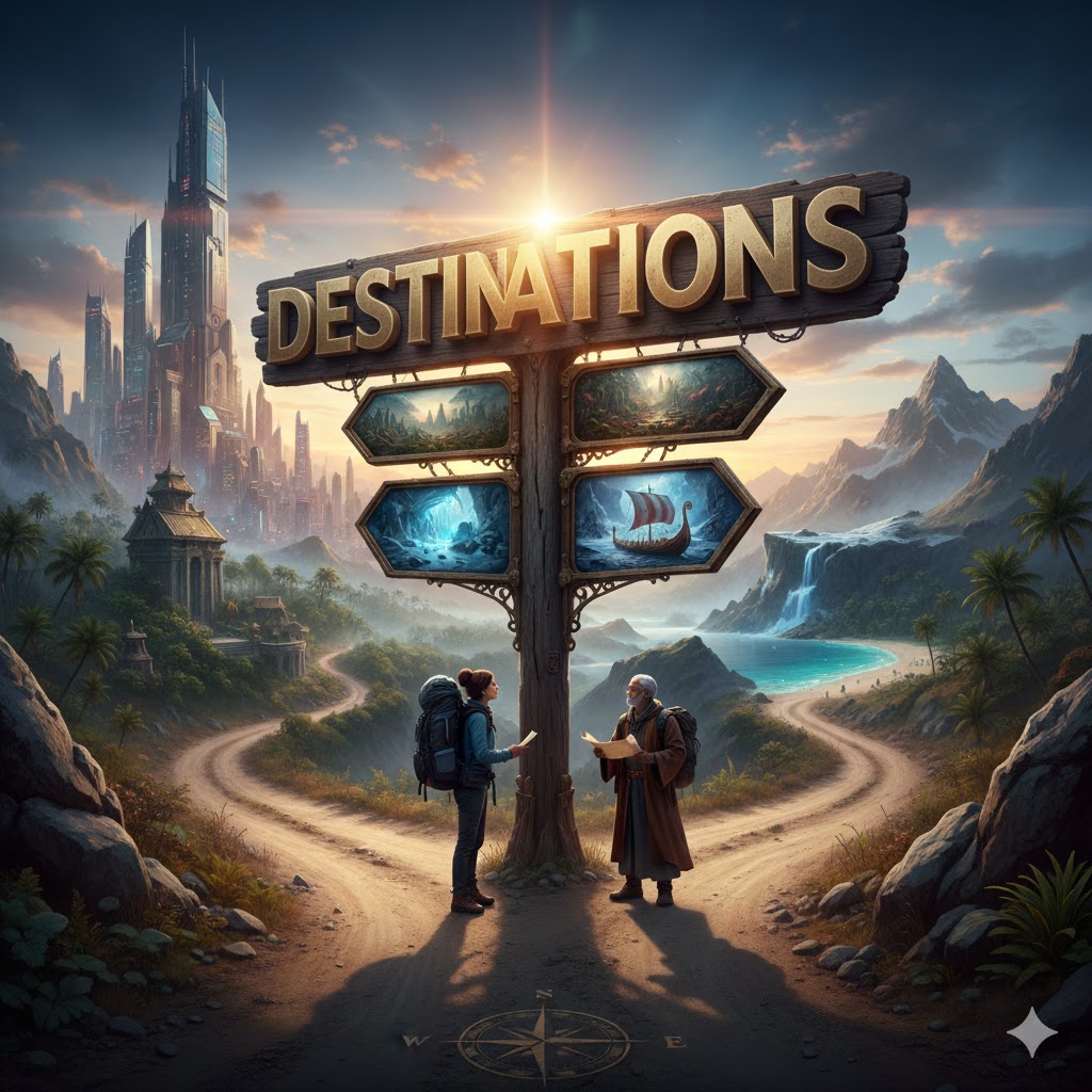 My Poetry. Destinations.