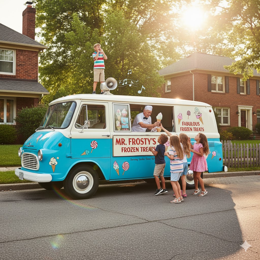 My Poetry. The Ice cream van.