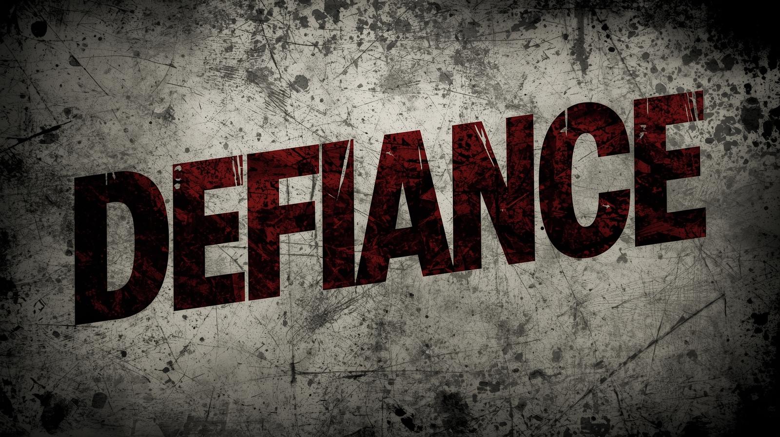My Poetry DEFIANCE