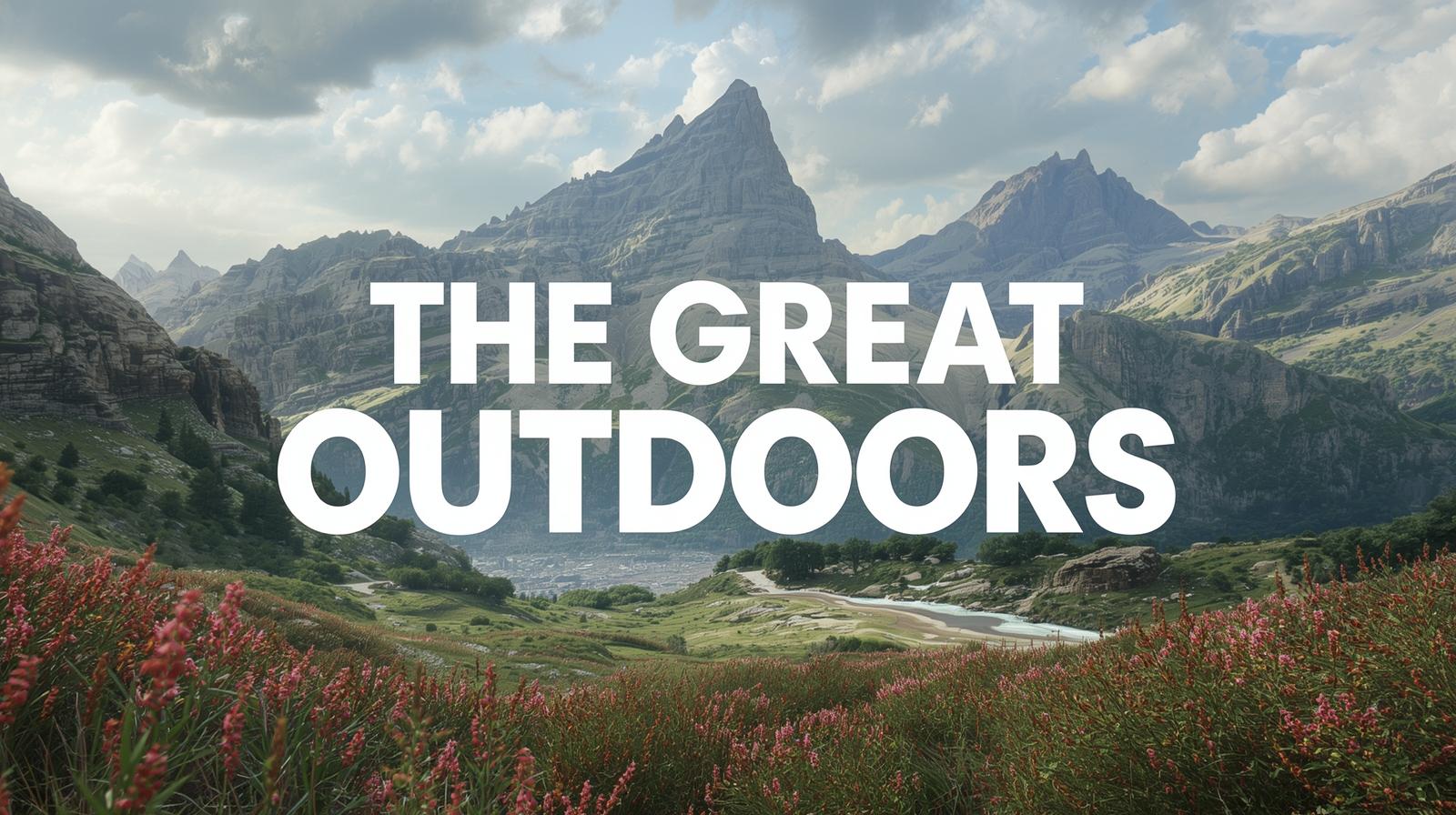 My Poetry THE GREAT OUTDOORS