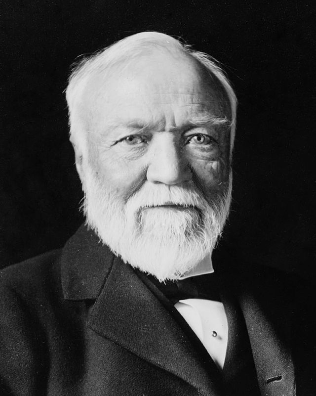 Famous Scots Andrew Carnegie.