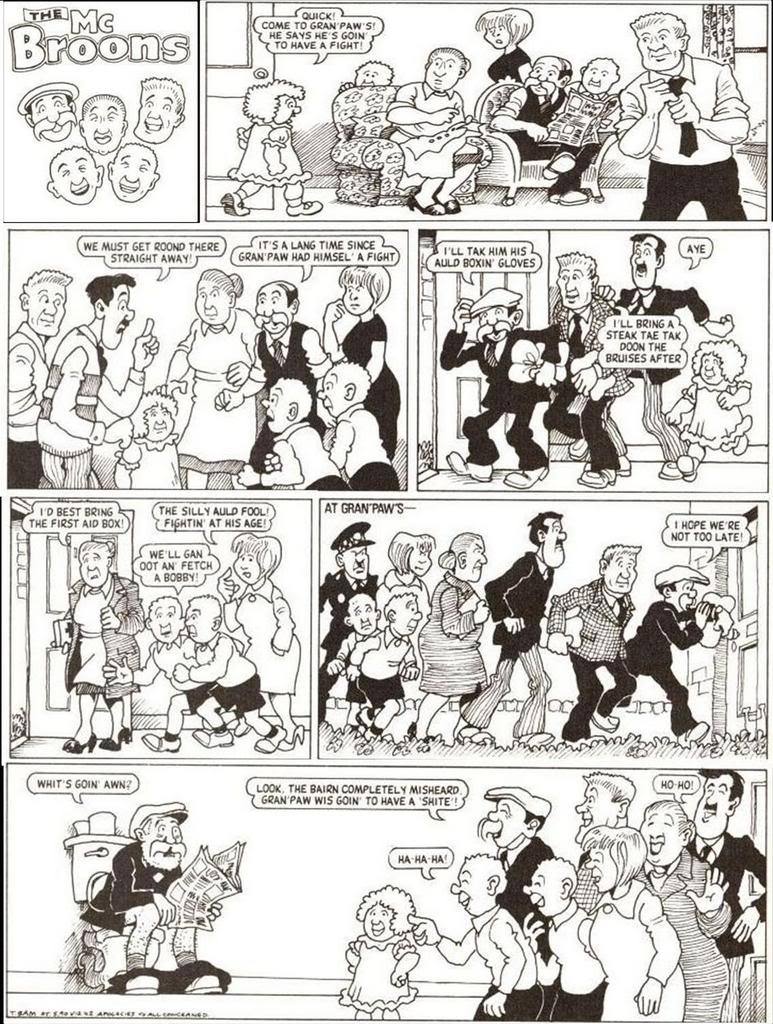 The Broons.(fight)