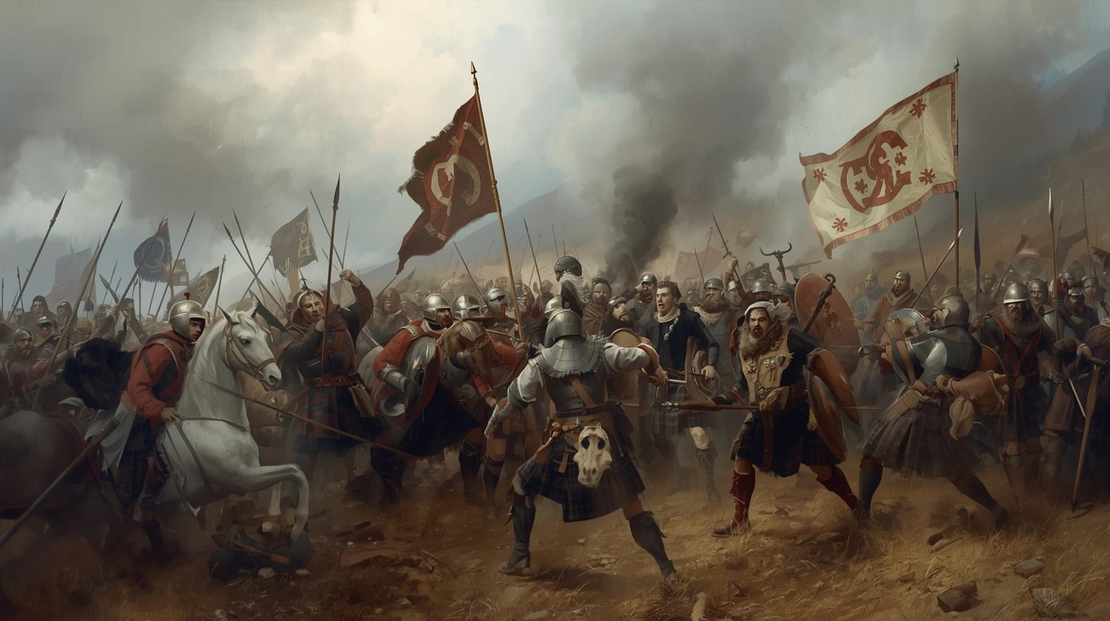 Scottish Battles. Renfrew. 1164