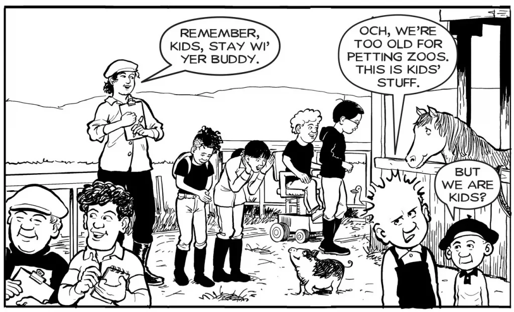 OOR WULLIE. HOARSE.
