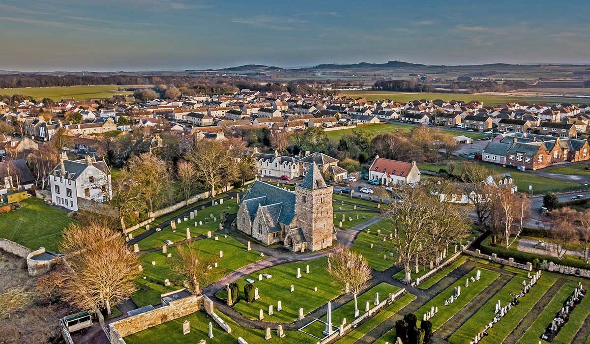 aberlady-kirk-aerial
