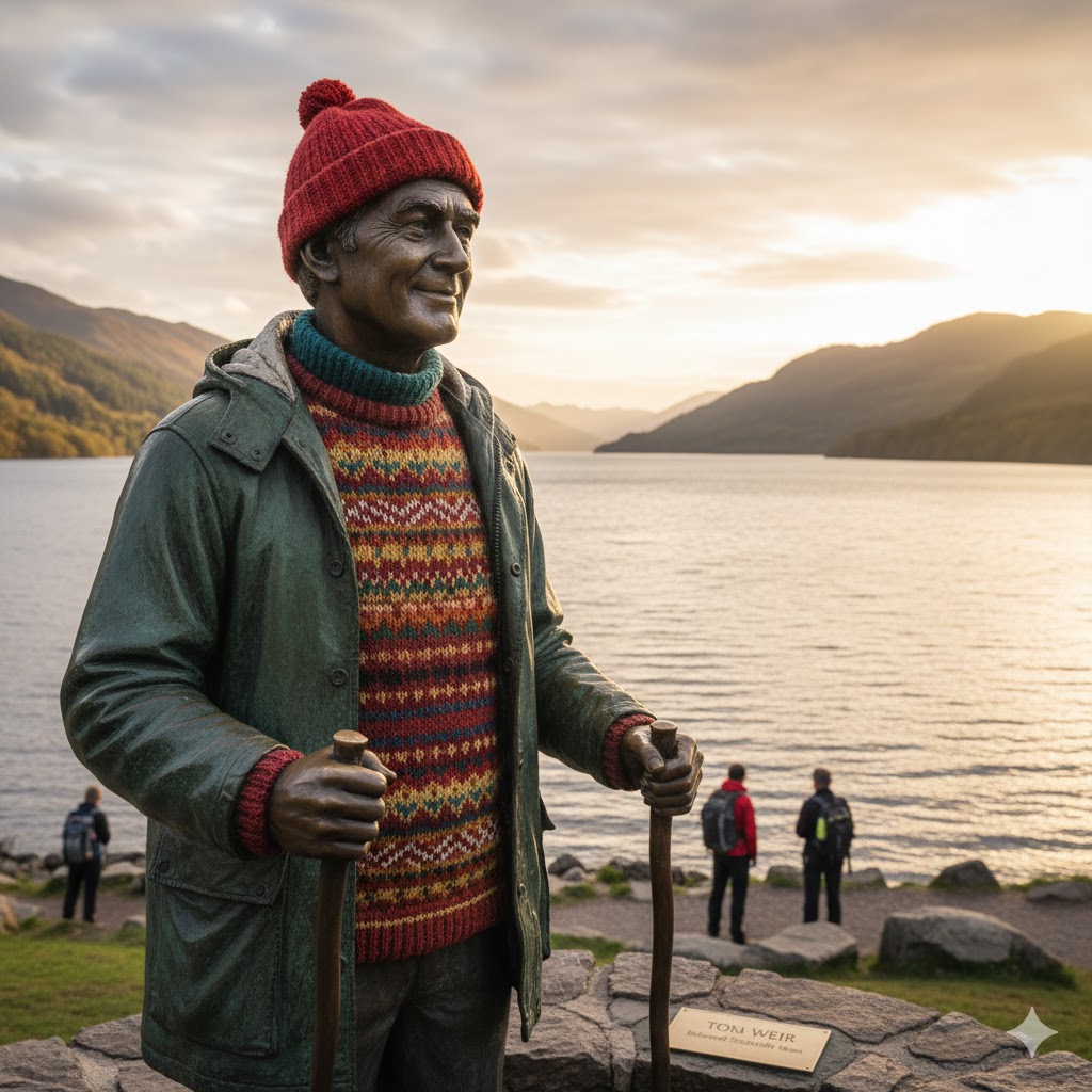 Famous Scots Tom Weir.