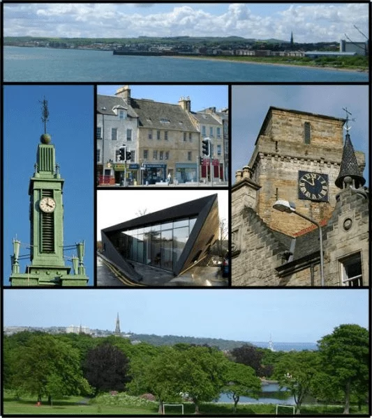 Scottish Towns-Cities. Kirkcaldy.