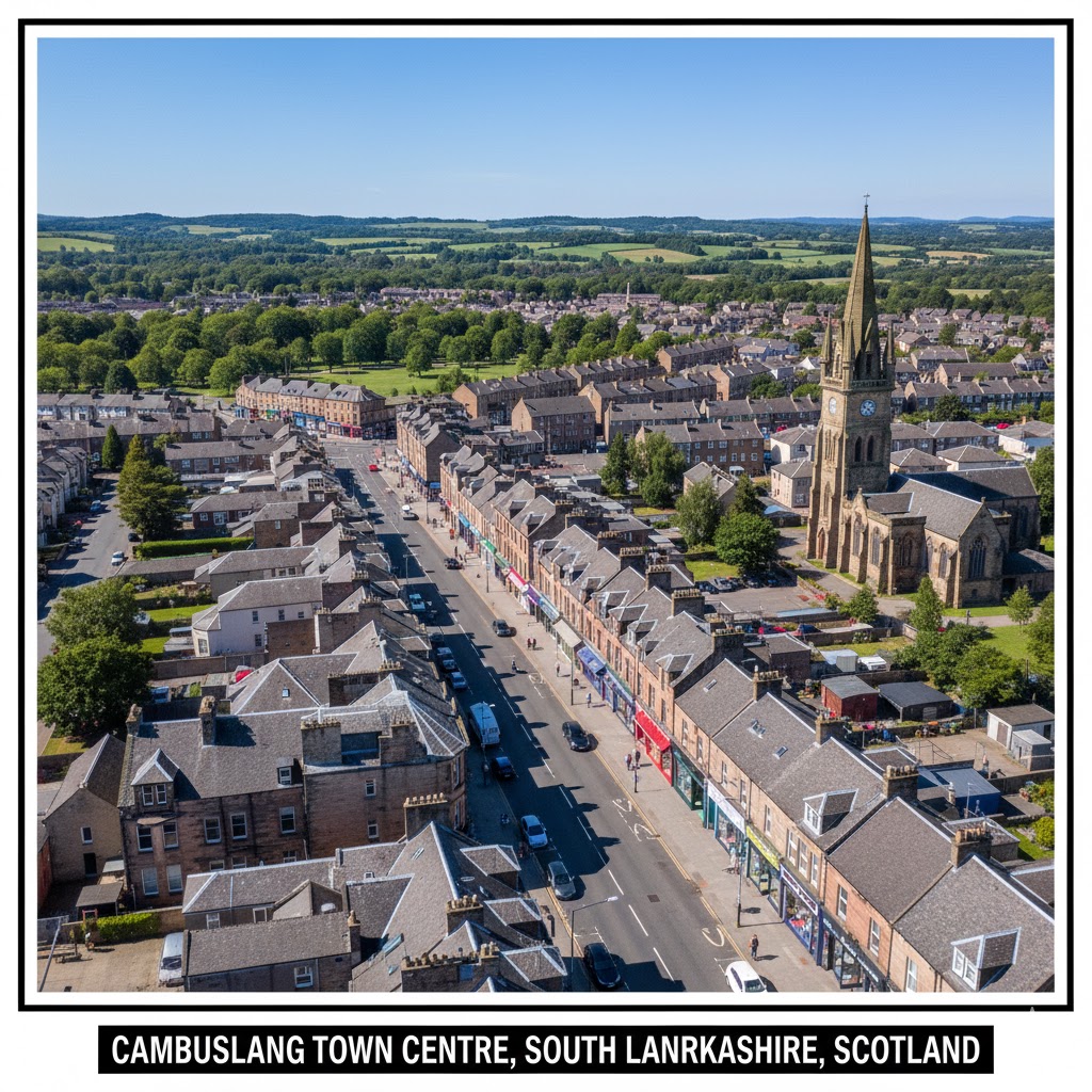 Scottish Towns-Cities. Cambuslang.