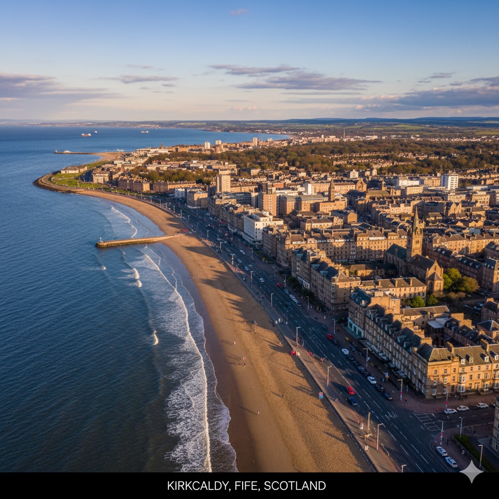 Scottish Towns-Cities. Kirkcaldy.