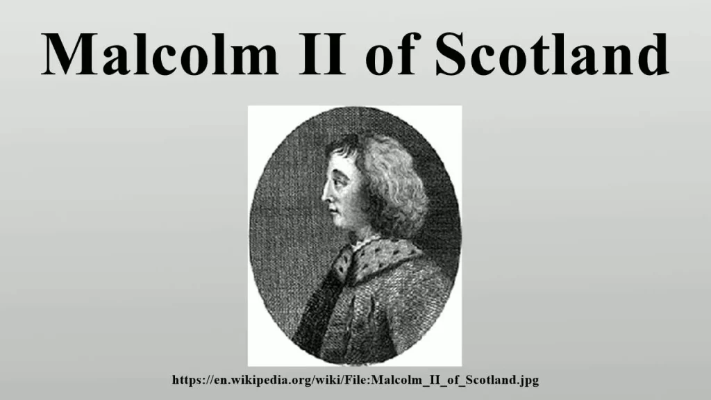 king malcolm II