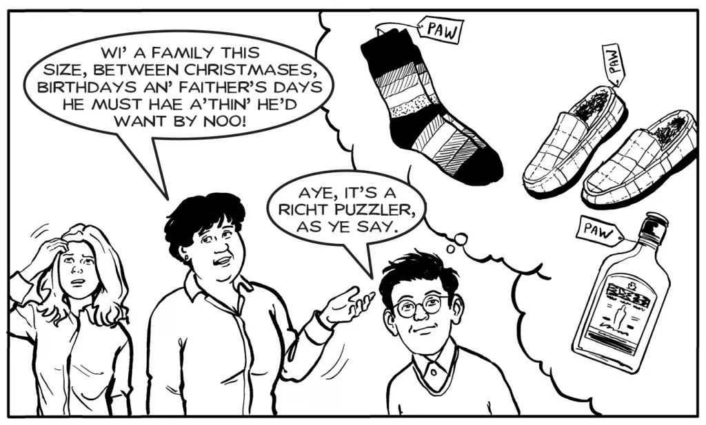 OOR WULLIE. SOAKS.