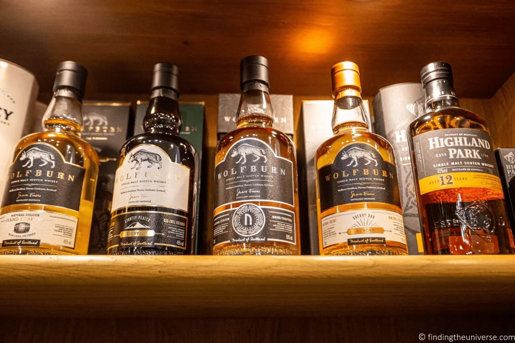 Scottish places of Interest. Whisky Distilleries.
