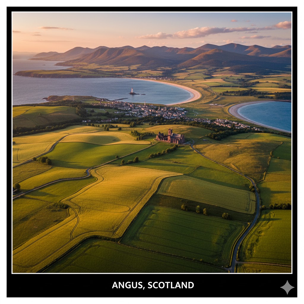 Scottish Towns-Cities. Angus.