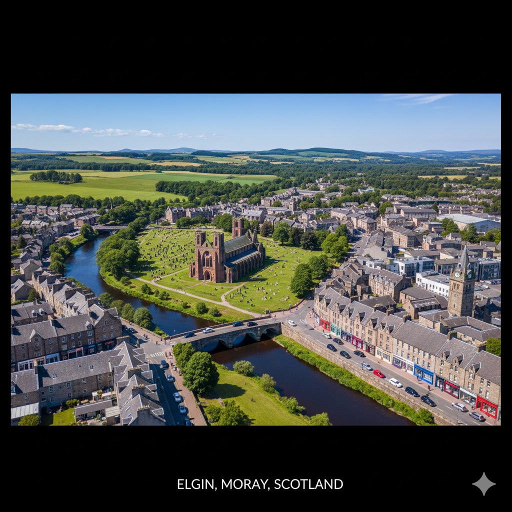 Scottish Towns-Cities. Elgin.