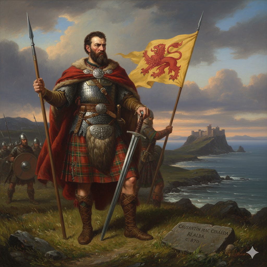 Kings-Queens of Scotland. Causantín mac Cináeda.