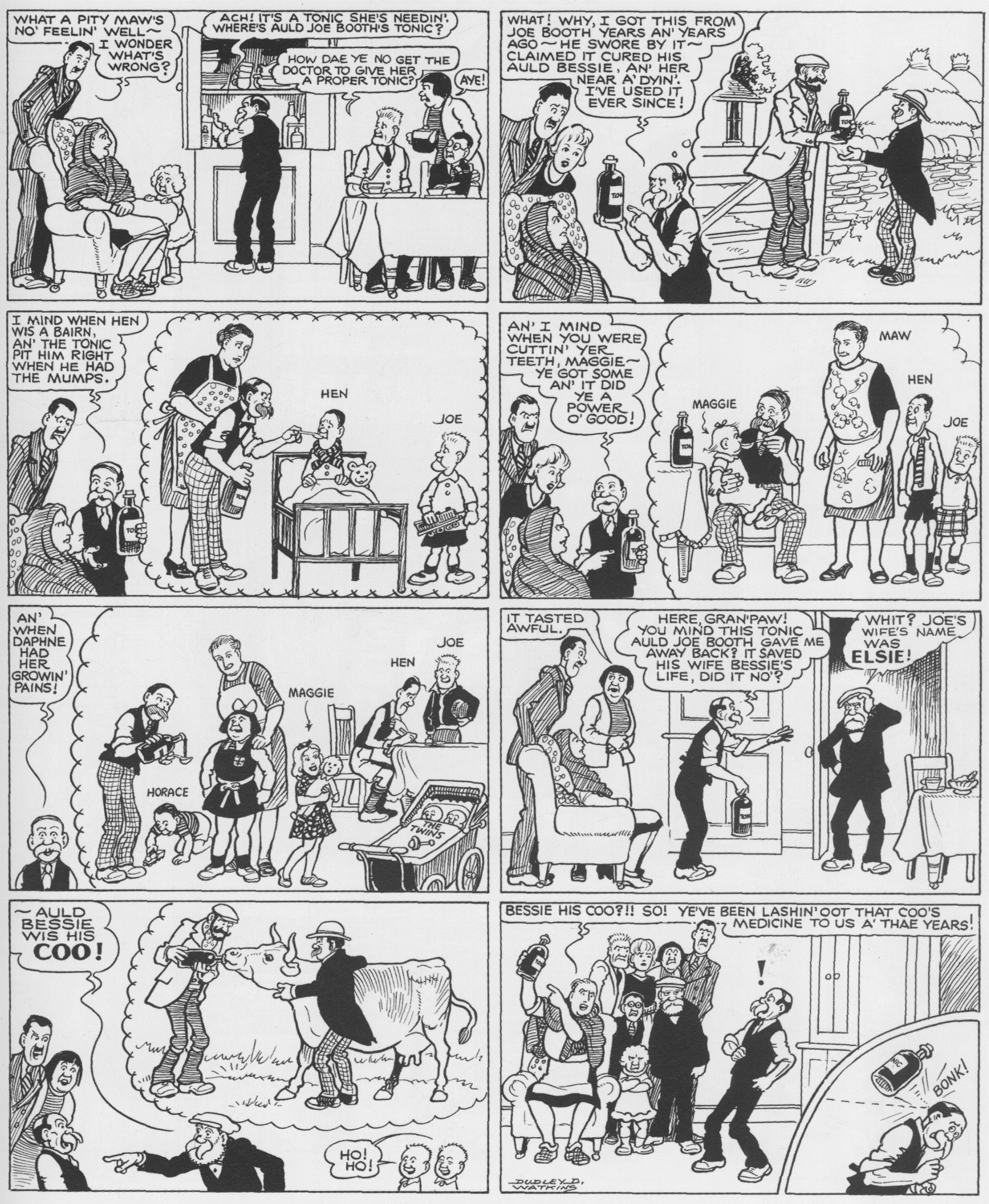 Broons-1954-growing-up