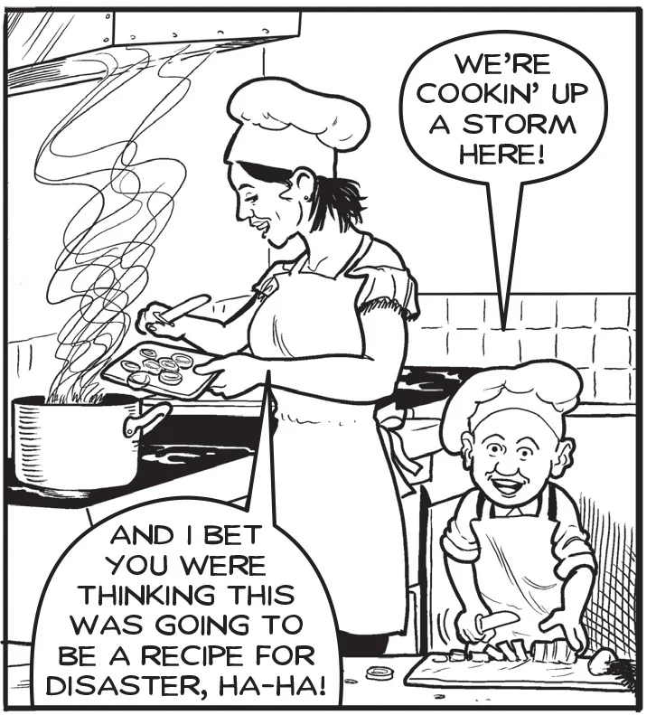 OOR WULLIE. COOKIN.