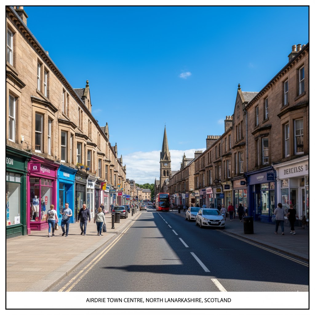 Scottish Towns-Cities. Airdrie.