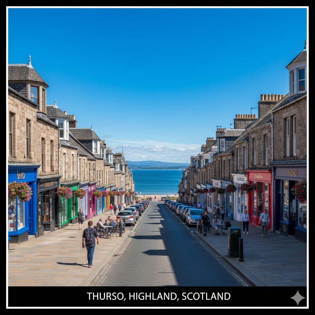 Scottish Towns-Cities. Thurso.
