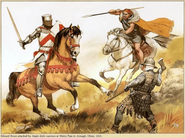 Scottish Battles. Moiry Pass.