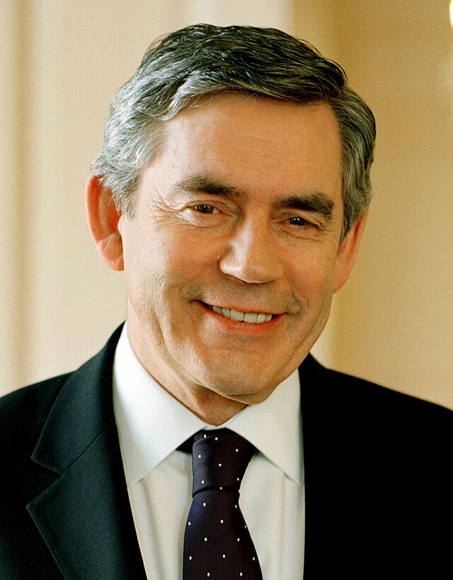 Famous Scots. Gordon Brown.