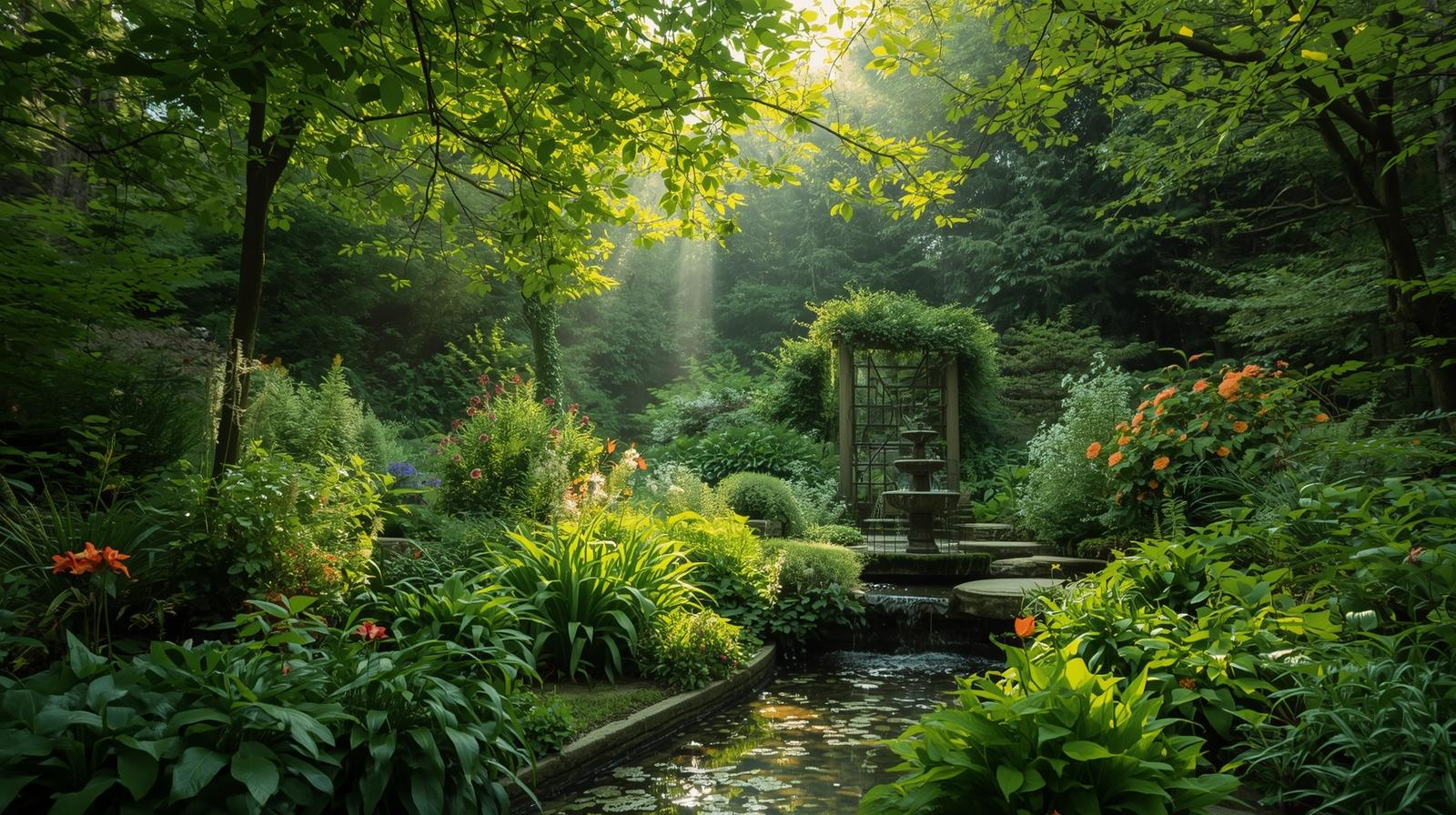 My Poetry. The Garden's sacred Symphony.