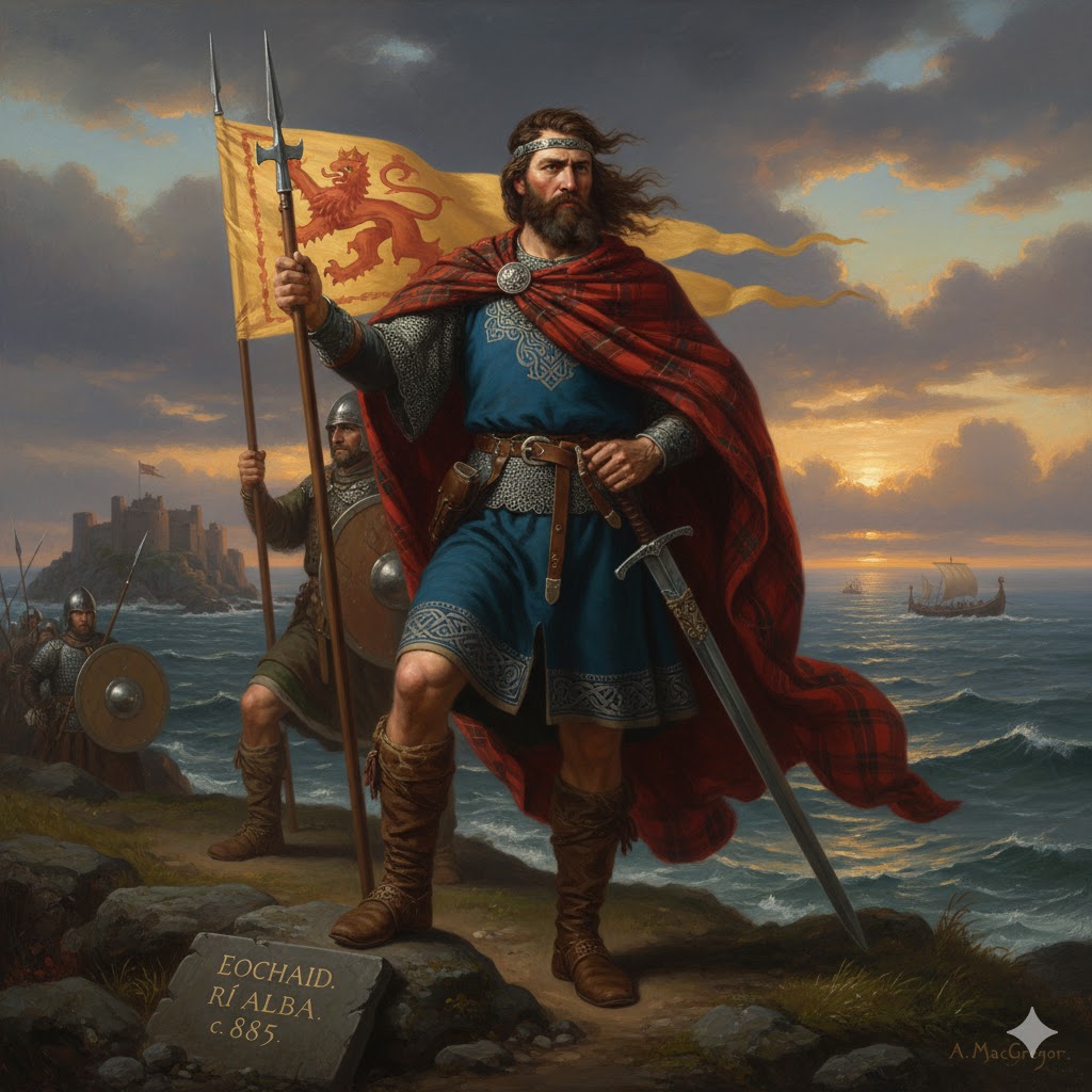 Kings-Queens of Scotland. Eochaid ab Rhun.