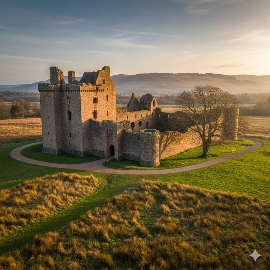 Scottish Architecture. (Craigmillar Castle).