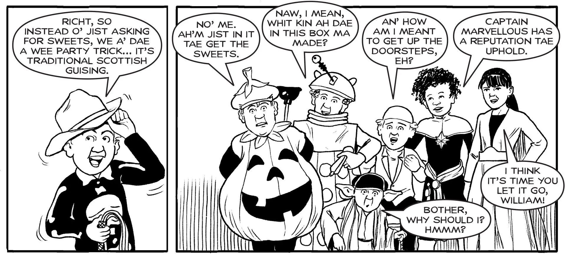 OOR WULLIE. TRICK OR TREAT