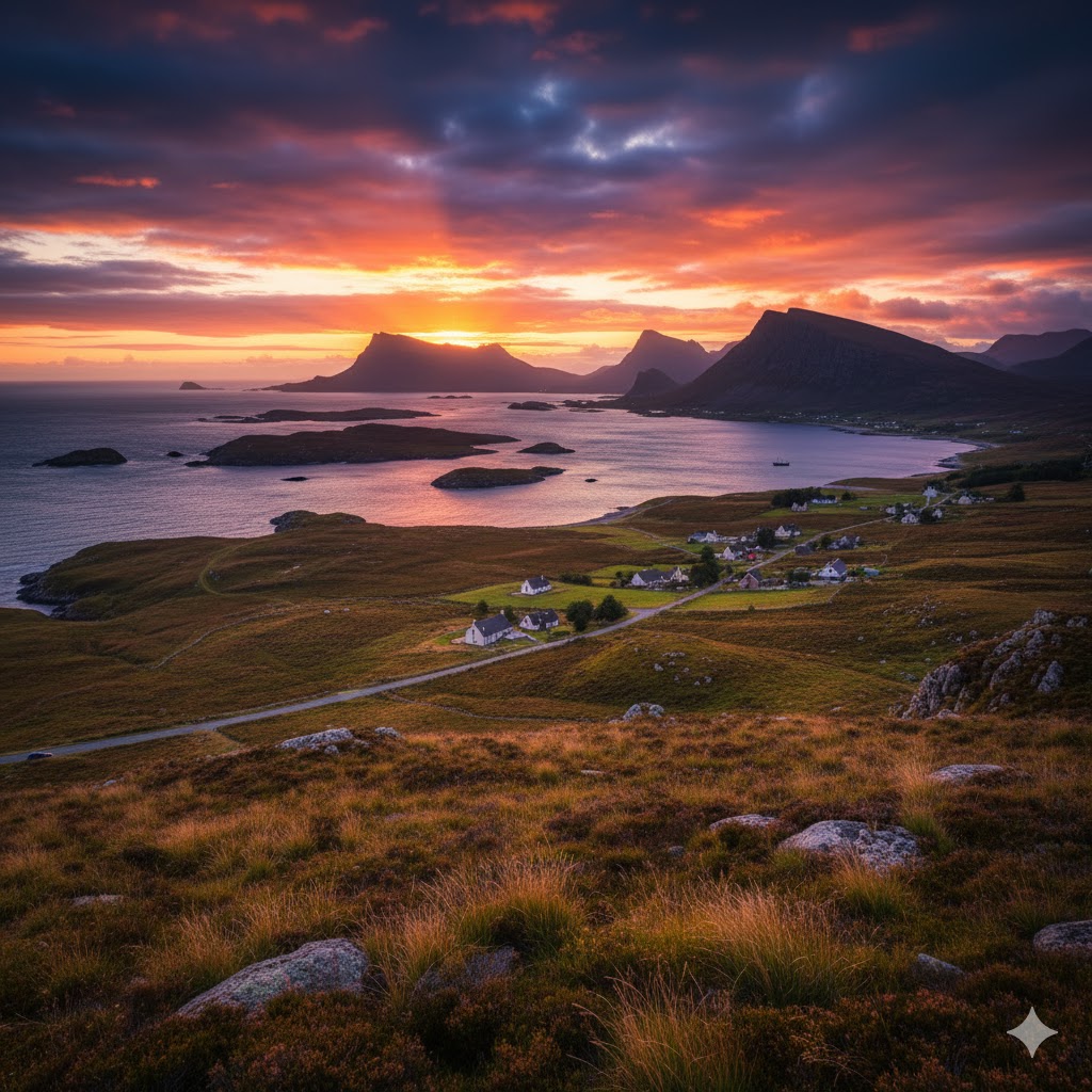 Scottish Places of Interest. Coast Of Achiltibuie.