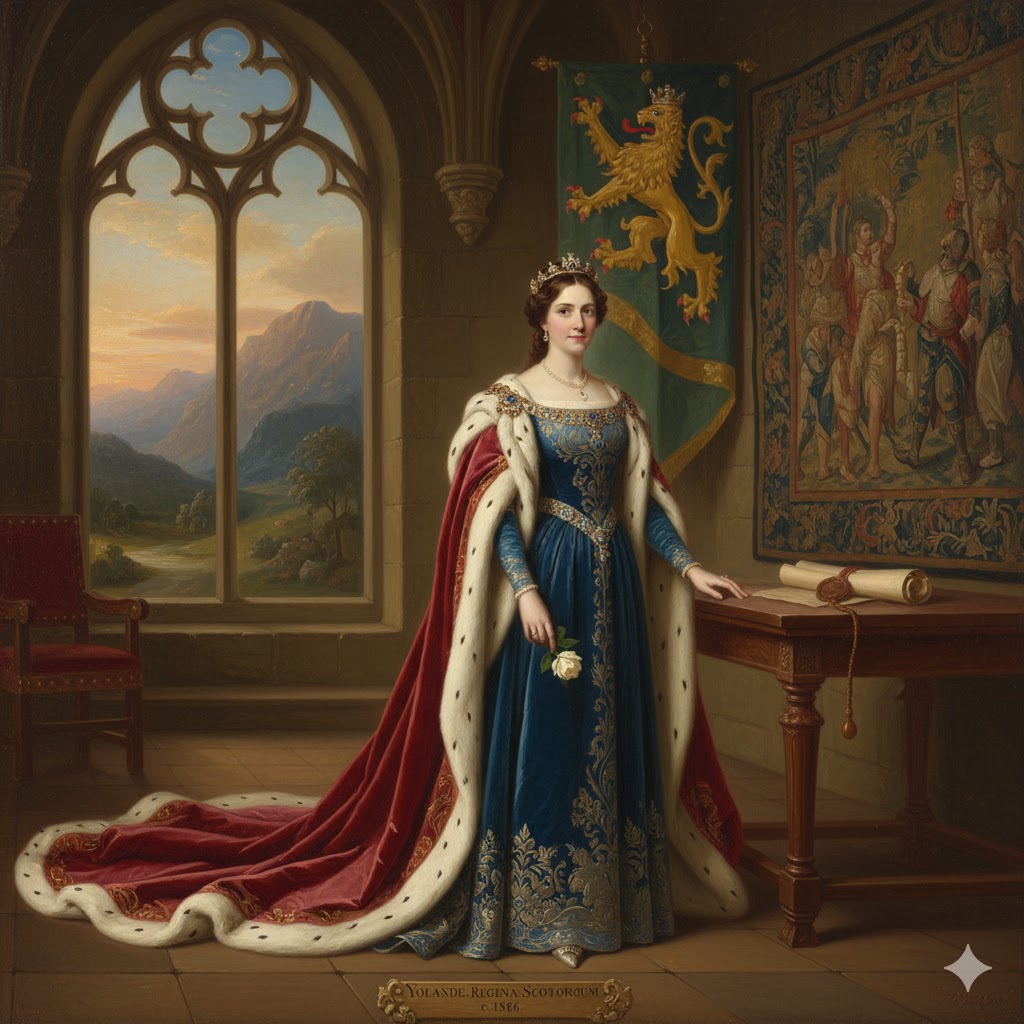 Kings-Queens of Scotland. Yolande de Dreux.