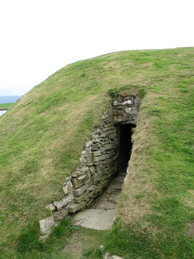 Unstan Chambered Cairn Entrance By Bruce Mcadam