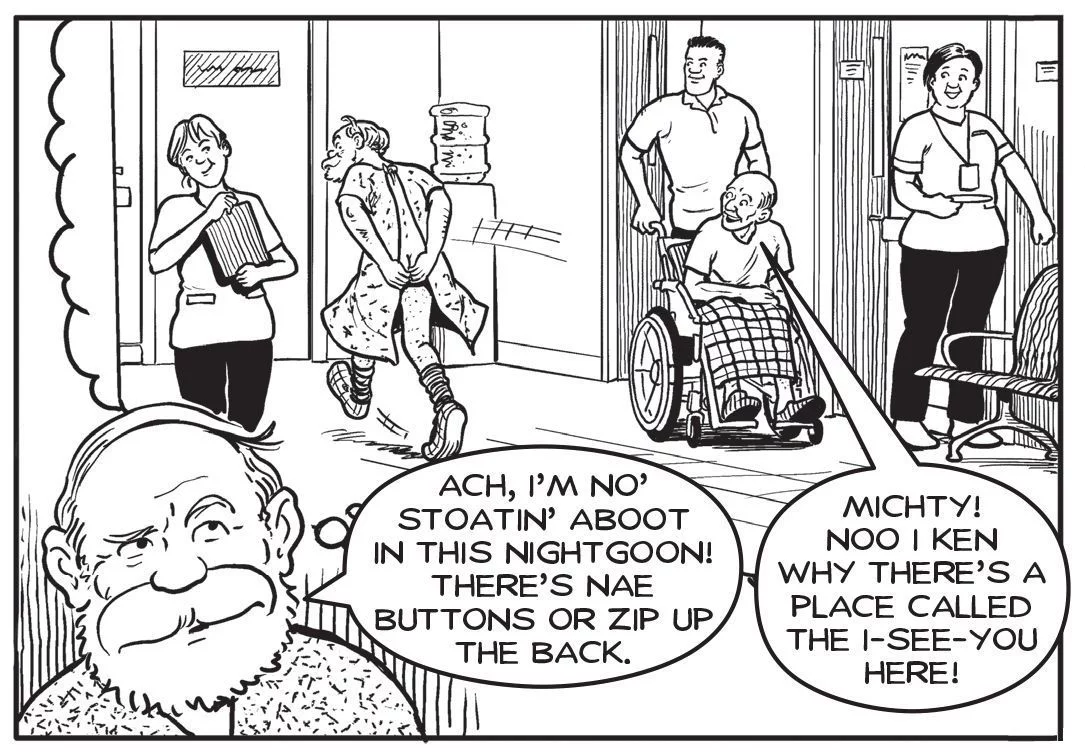 The Broons. Hospital.