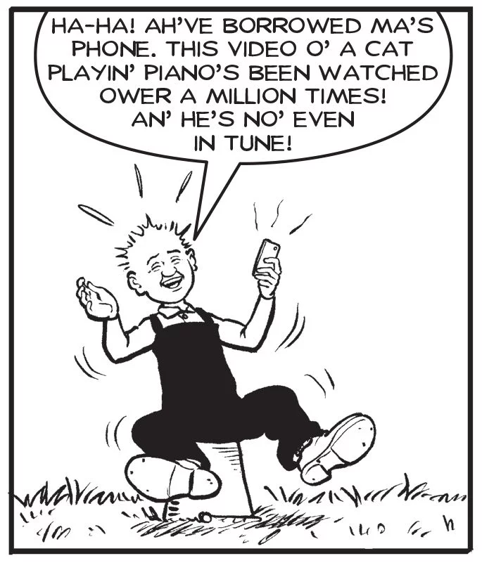OOR WULLIE. CELL PHONE