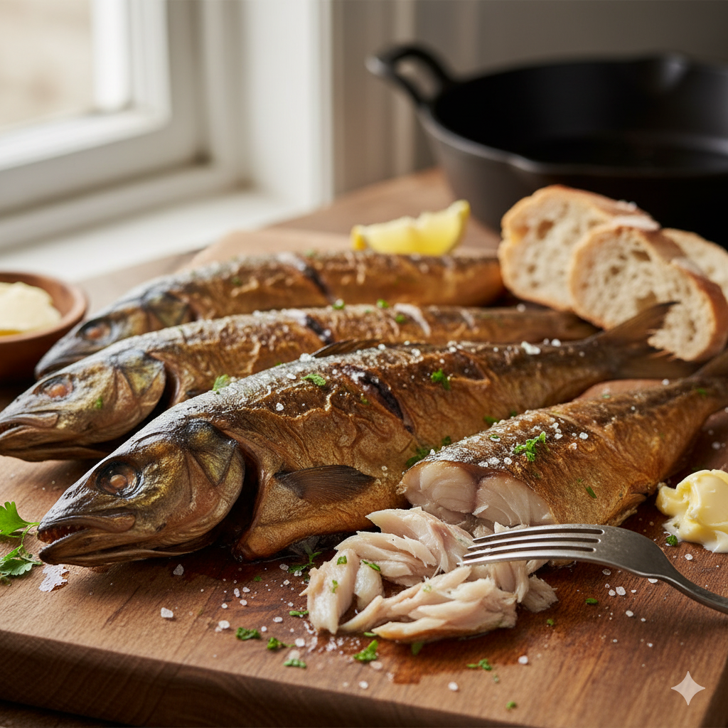 Scottish Foods-Drinks. Abroath Smokie.