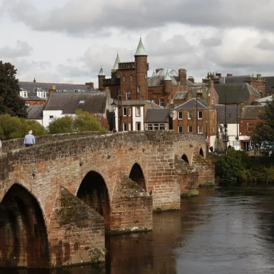 Scottish Towns-Cities. (Dumfries.)