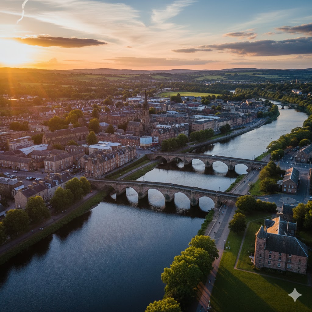 Scottish Towns-Cities. (Dumfries.)