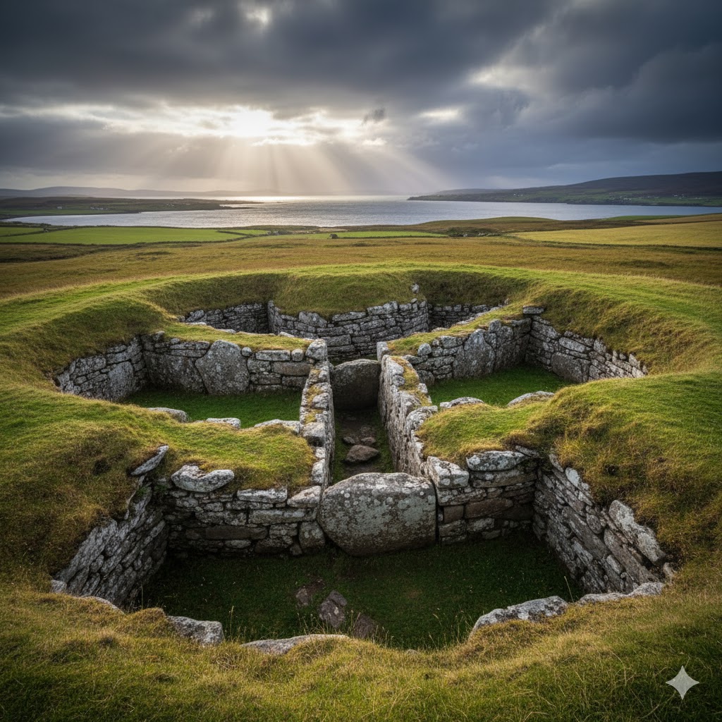 Scottish Architecture. Blackhammer Cairn.