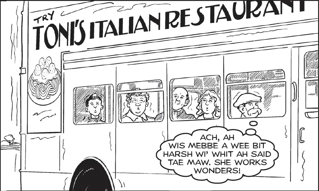 The Broons. A bite tae eat.