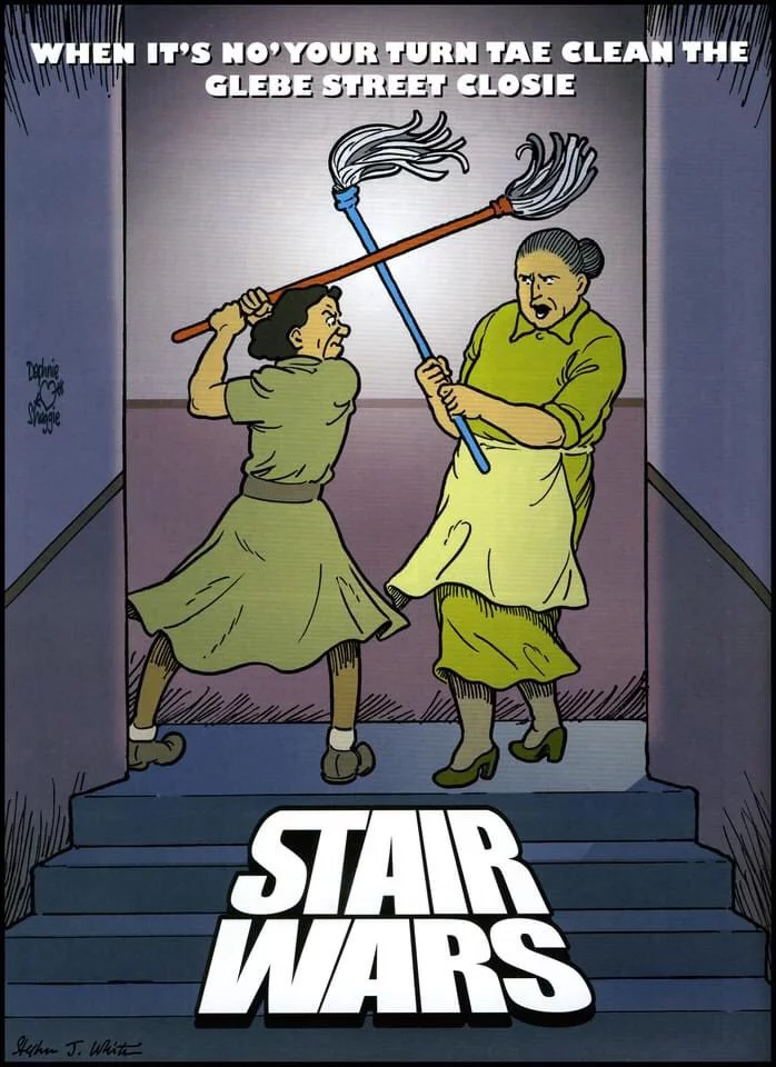 The Broons Stair Wars.