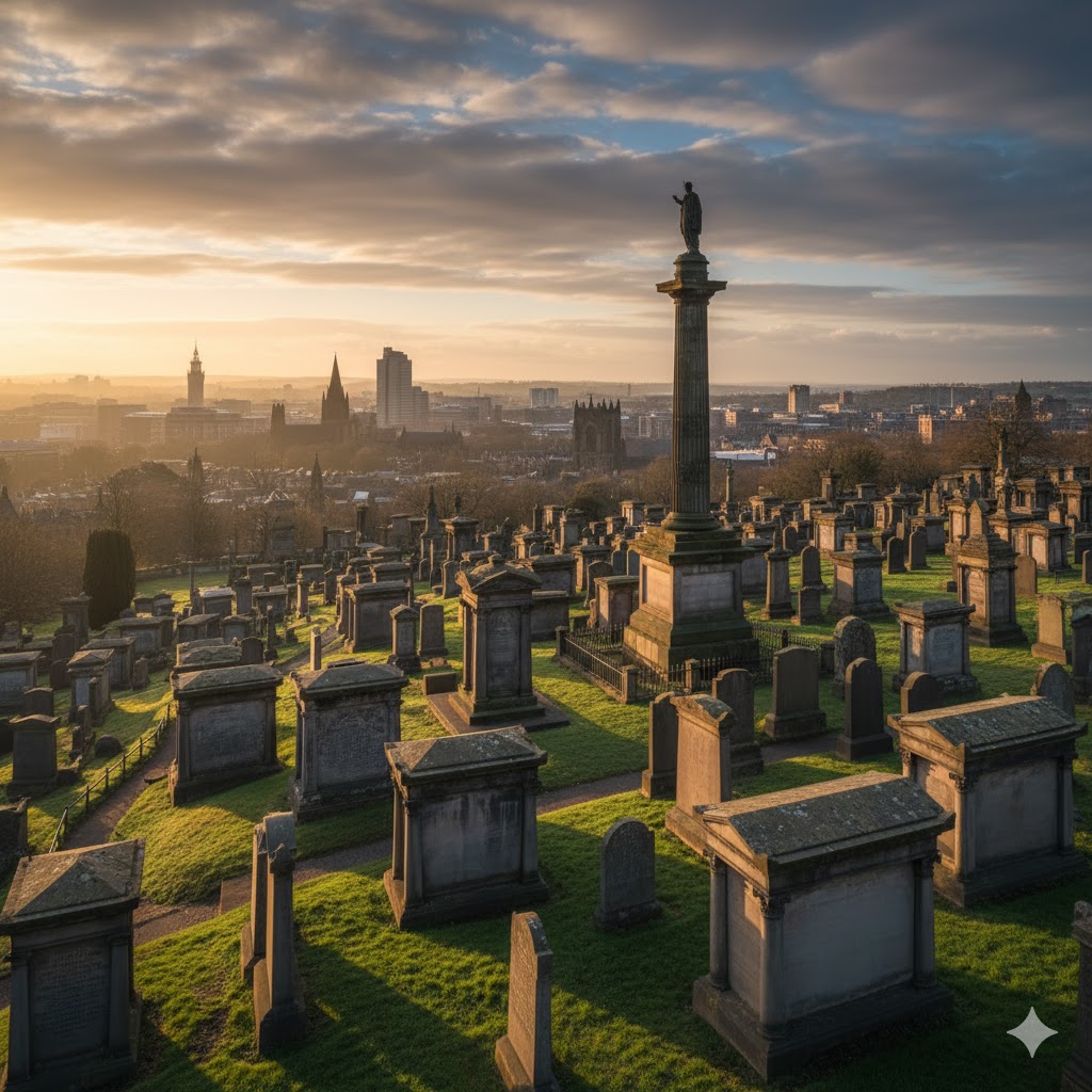 Scottish Places of Interest. The Necropolis.
