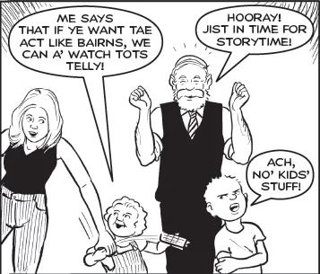 The Broons. Telly.