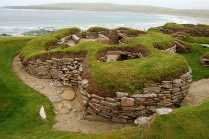 Scotland and its History. Neolithic. ancient crofts