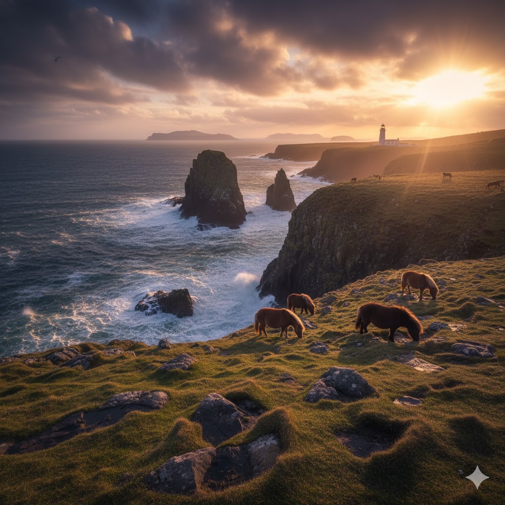 Scottish Places of Interest. Shetlands.