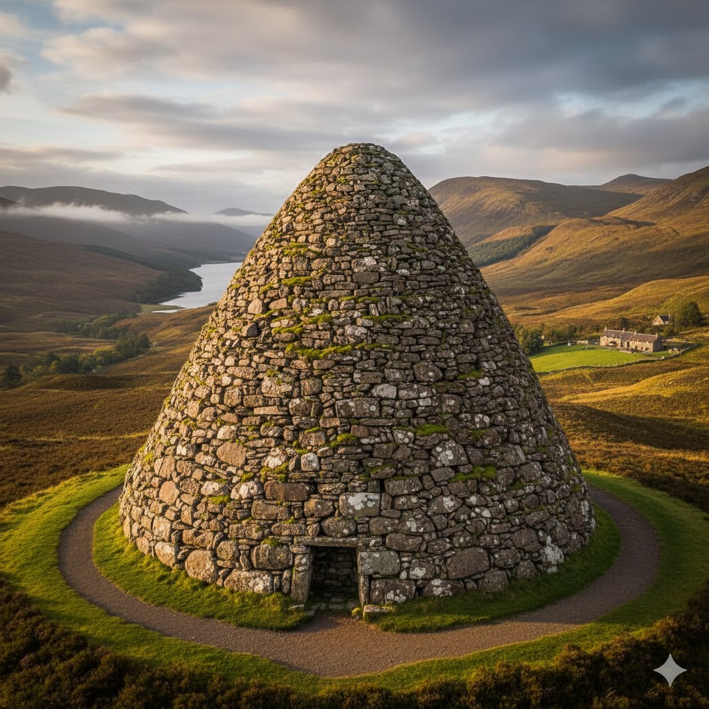 Scottish Architecture. Chambered Cairns.