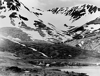 Attu village in June 1937.