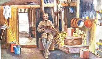 Painting by Hutchison 
