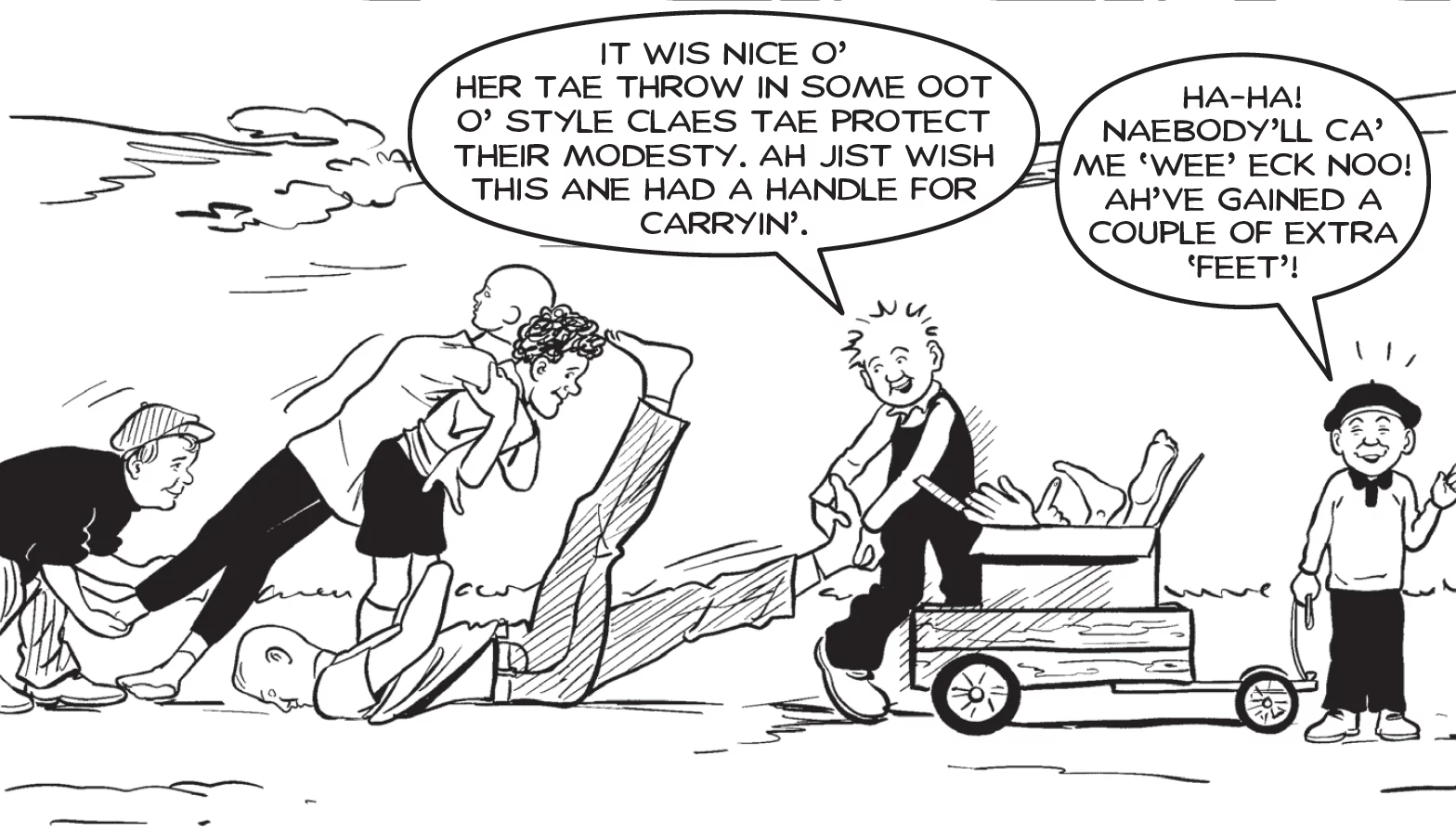 OOR WULLIE. THE DUMMY.