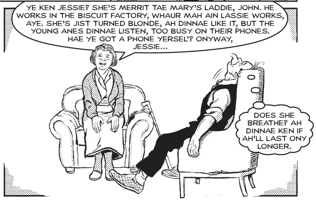 The Broons. Yawn.