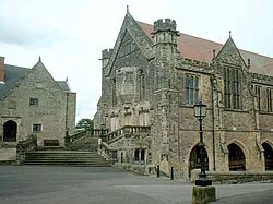 Garden at Repton School in Derbyshire